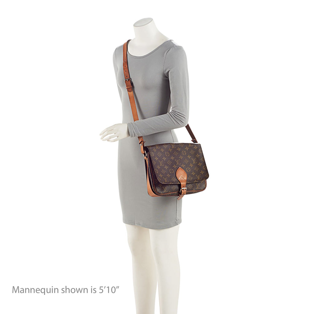 Louis Vuitton Vintage Monogram Canvas Cartouchiere GM Shoulder Bag (SHF-sdbpJh)