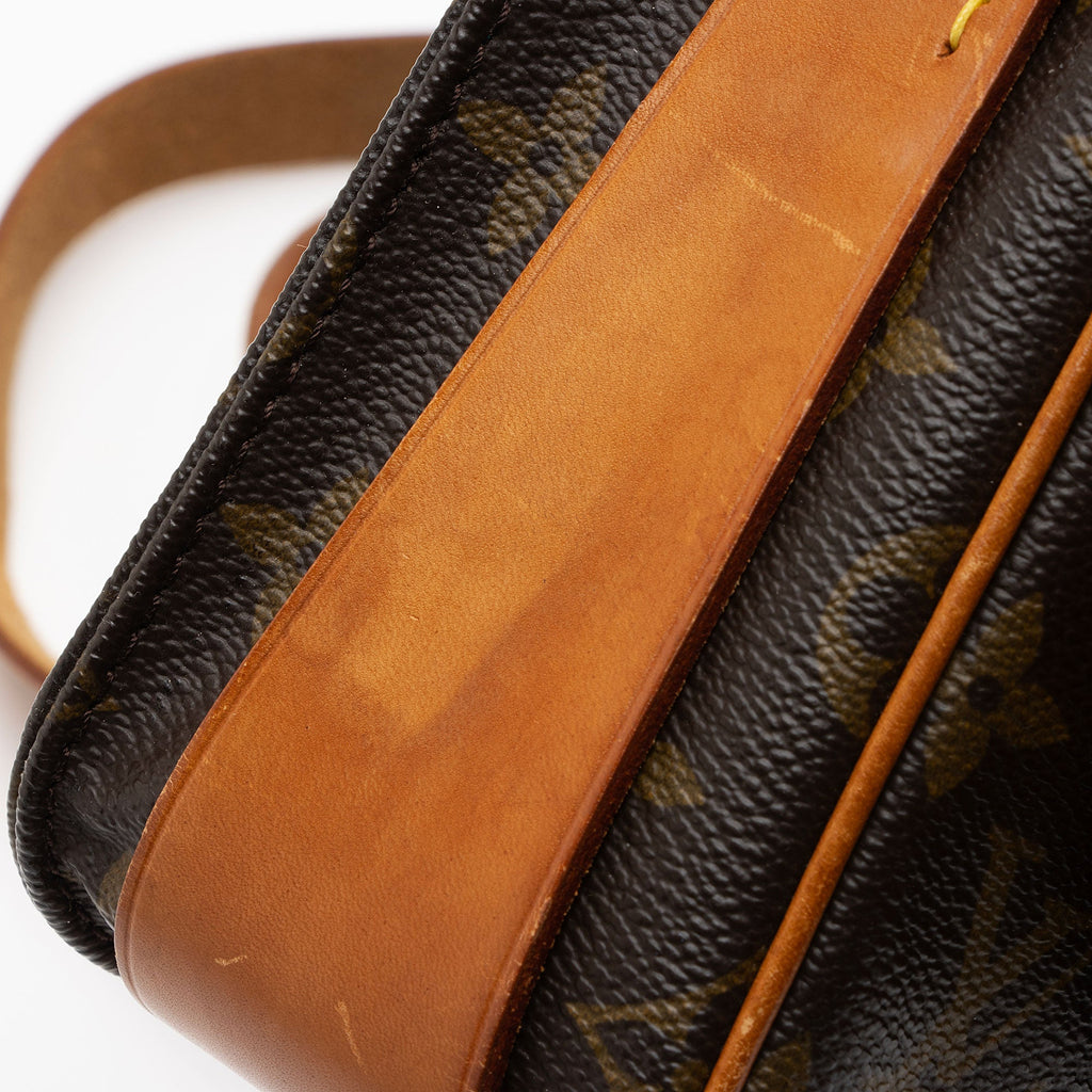 Louis Vuitton Vintage Monogram Canvas Cartouchiere MM Shoulder Bag (SHF-7VUXQB)