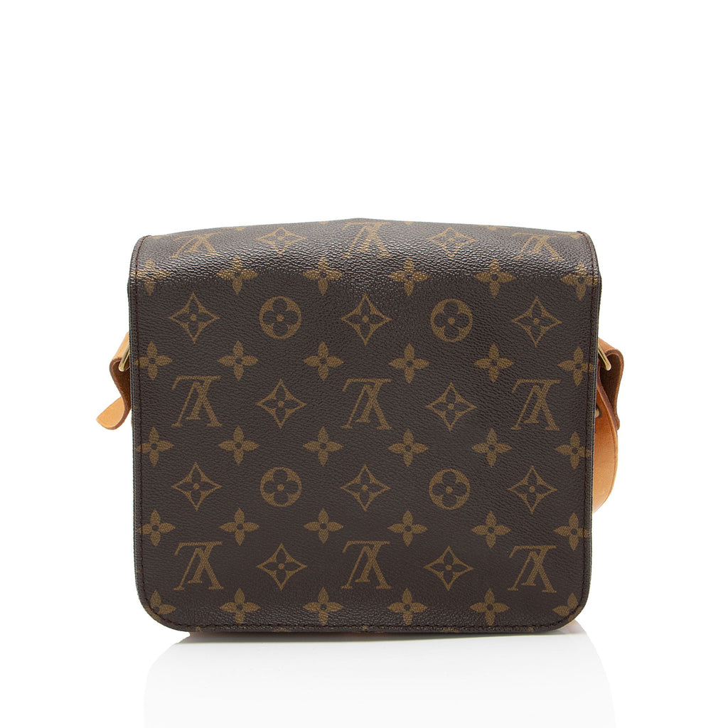 Louis Vuitton Vintage Monogram Canvas Cartouchiere MM Shoulder Bag