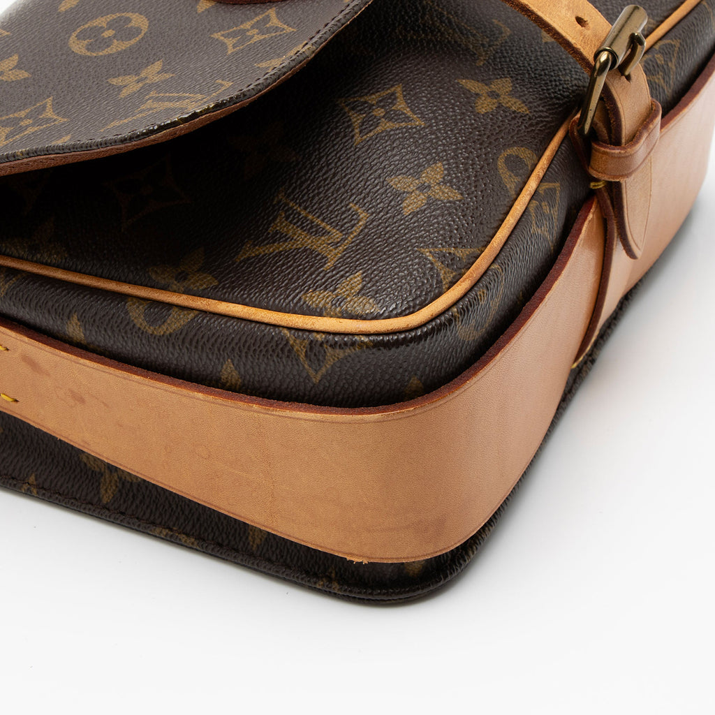 Louis Vuitton Vintage Monogram Canvas Cartouchiere MM Shoulder Bag