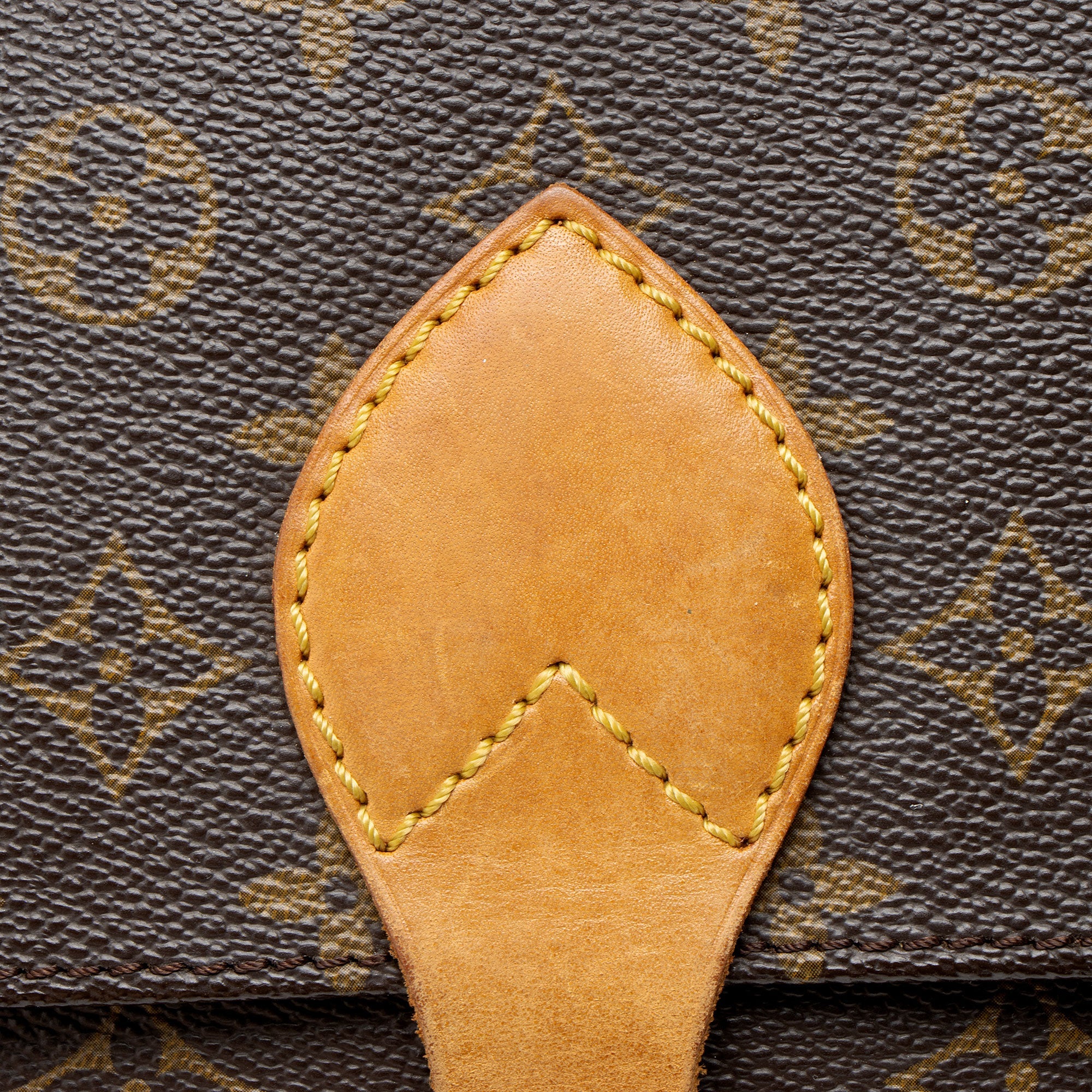 Louis Vuitton Vintage Monogram Canvas Cartouchiere MM Shoulder Bag