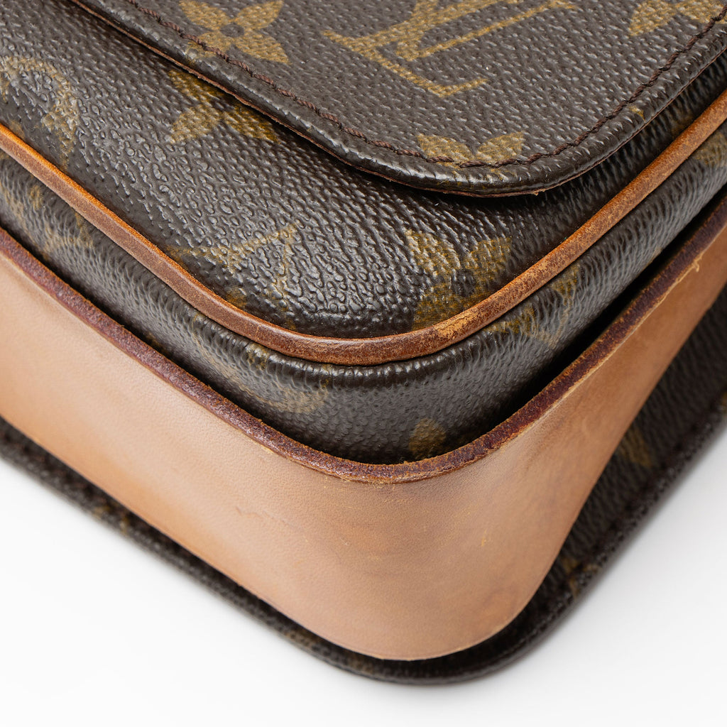 Louis Vuitton Vintage Monogram Canvas Cartouchiere MM Shoulder Bag