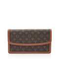 Louis Vuitton Vintage Monogram Canvas Dame 29 Clutch