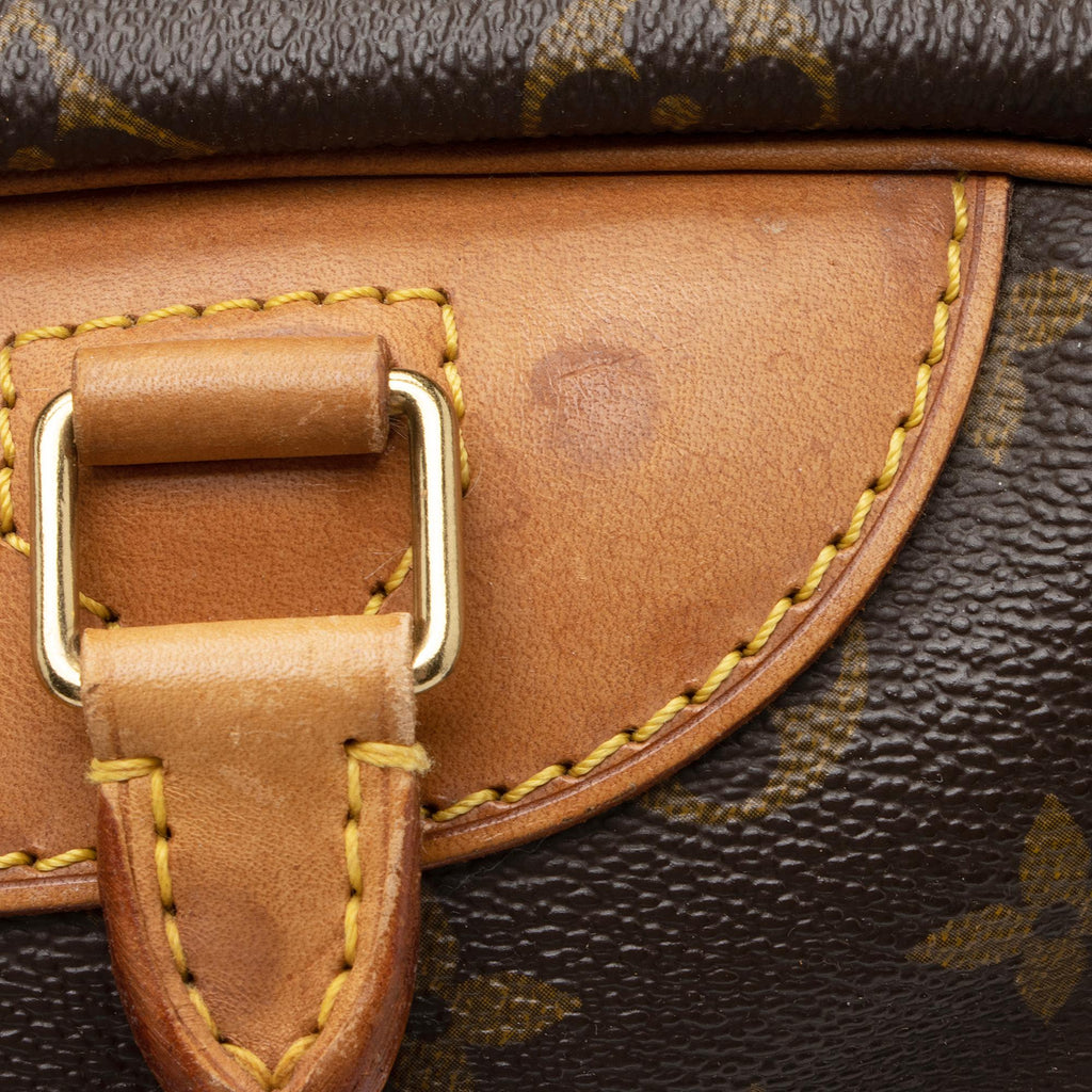 Louis Vuitton Vintage Monogram Canvas Deauville Satchel (SHF-U9qm82)
