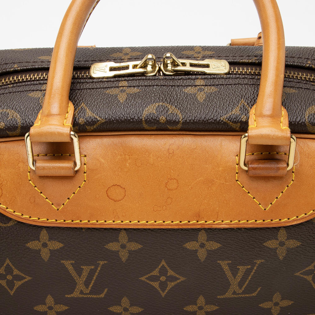 Louis Vuitton Vintage Monogram Canvas Deauville Satchel (SHF-U9qm82)