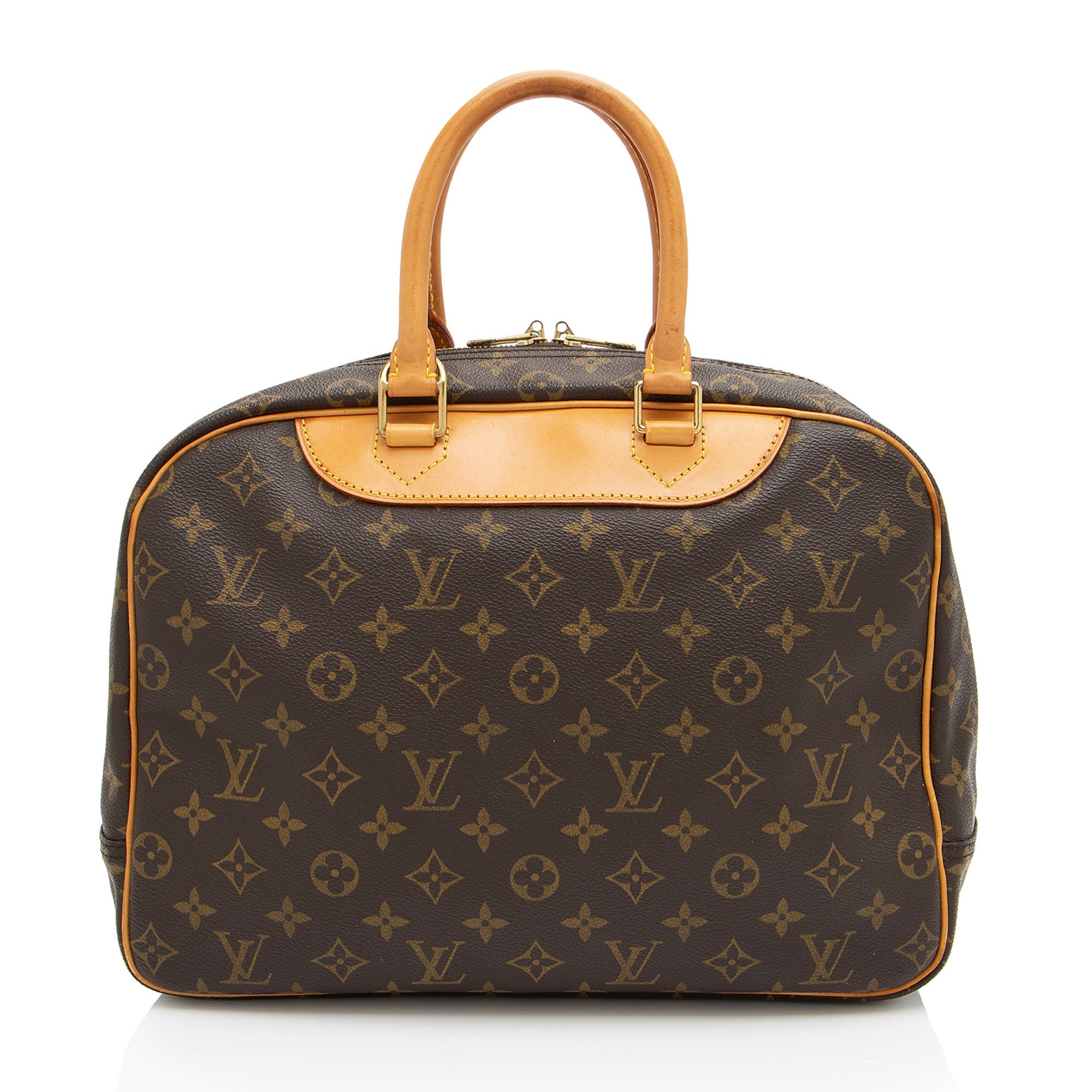Louis Vuitton Vintage Monogram Canvas Deauville Satchel (SHF-HqTgh0)