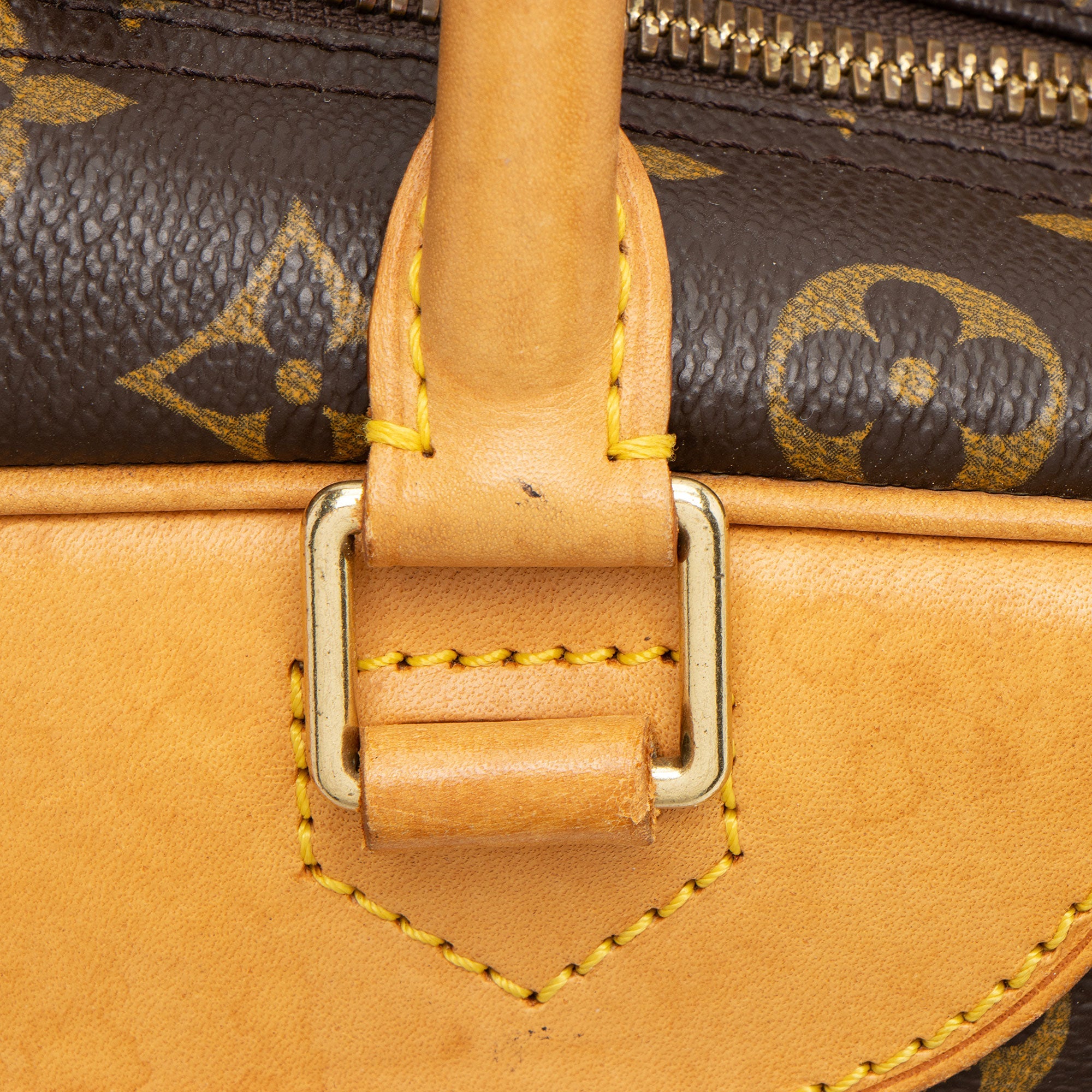 Louis Vuitton Vintage Monogram Canvas Deauville Satchel