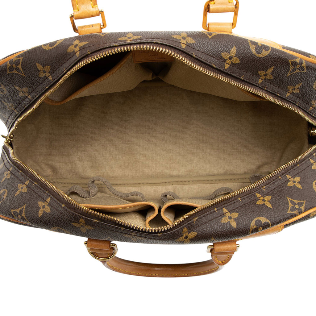 Louis Vuitton Vintage Monogram Canvas Deauville Satchel
