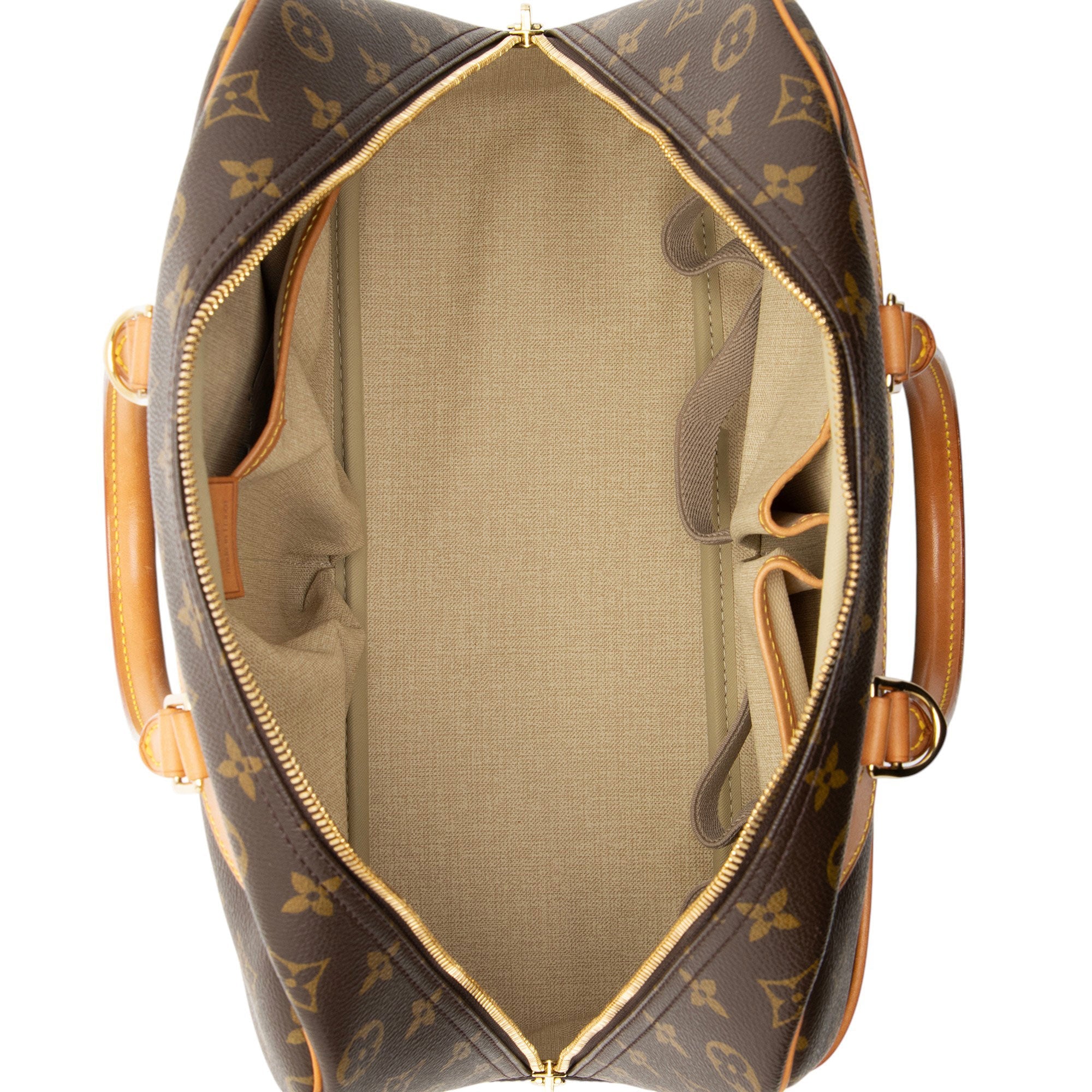Louis Vuitton Vintage Monogram Canvas Deauville Satchel
