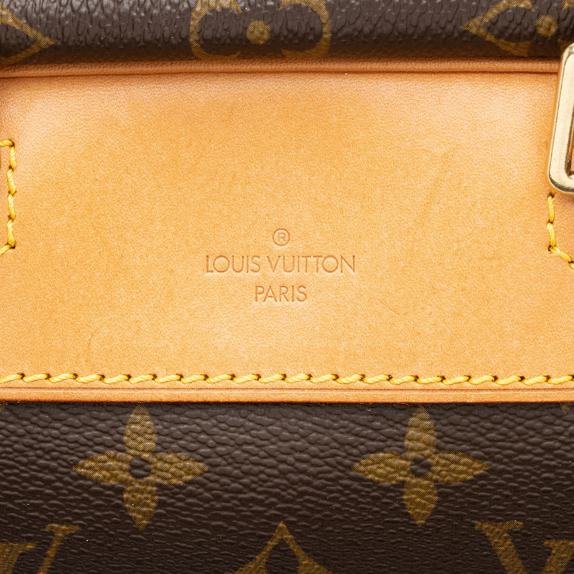 Louis Vuitton Vintage Monogram Canvas Deauville Satchel
