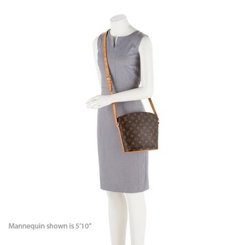 Louis Vuitton Vintage Monogram Canvas Drouot Shoulder Bag (SHF-18081)