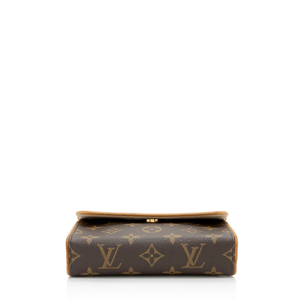 Louis Vuitton Vintage Monogram Canvas Florentine Pochette Belt Bag (SHF-2sx4C7)