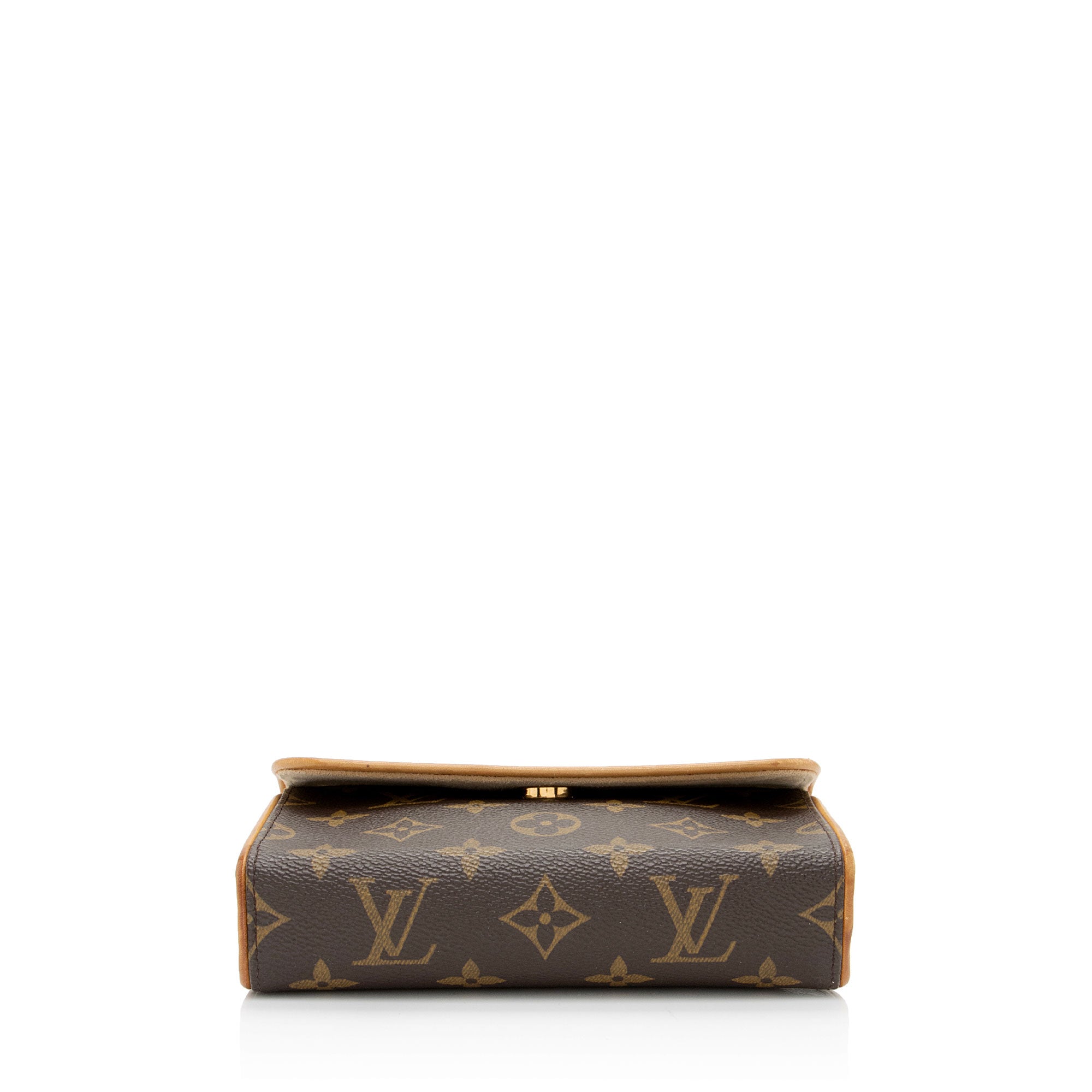 Louis Vuitton Vintage Monogram Canvas Florentine Pochette Belt Bag (SHF-2sx4C7)