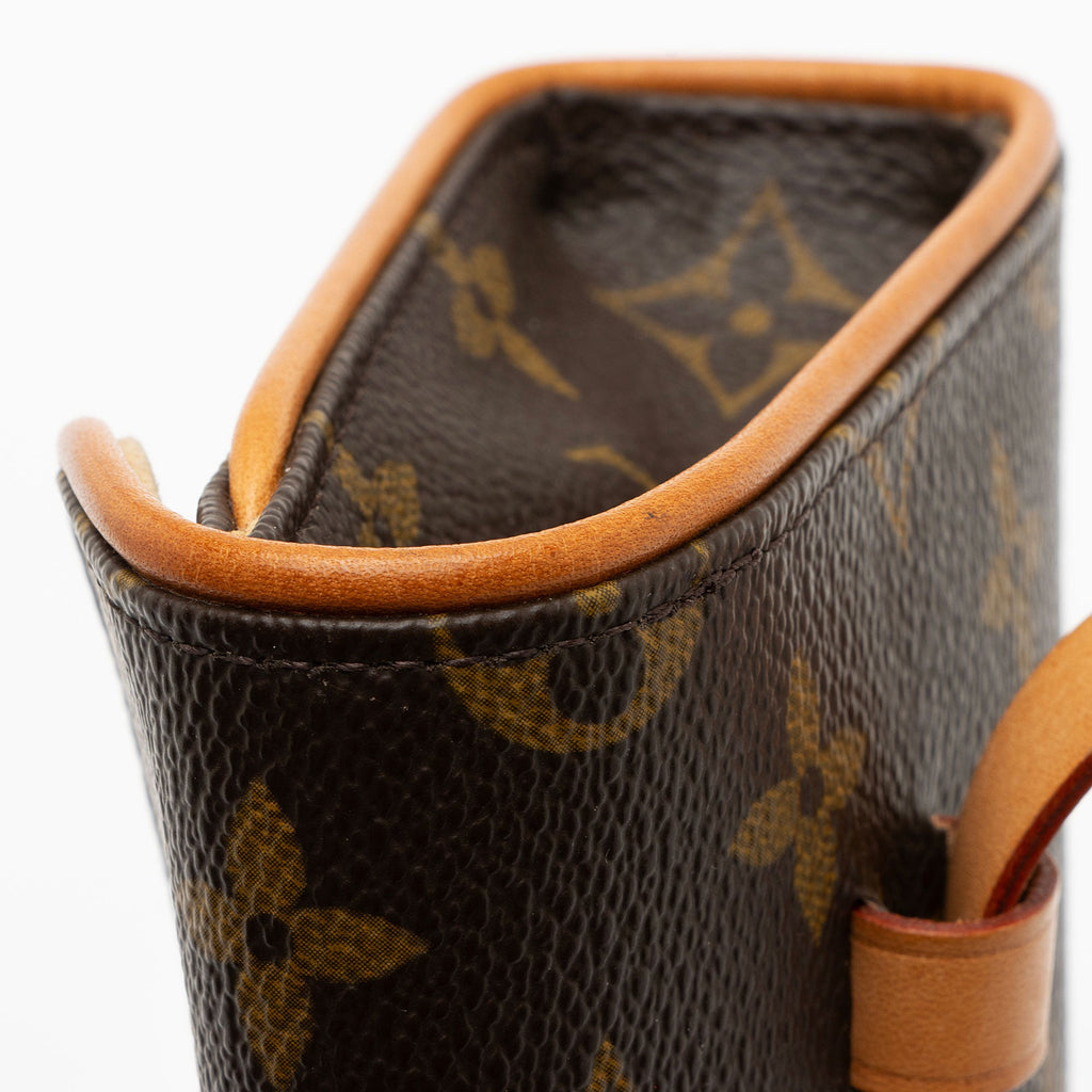 Louis Vuitton Vintage Monogram Canvas Florentine Pochette Belt Bag (SHF-DMF7dT)