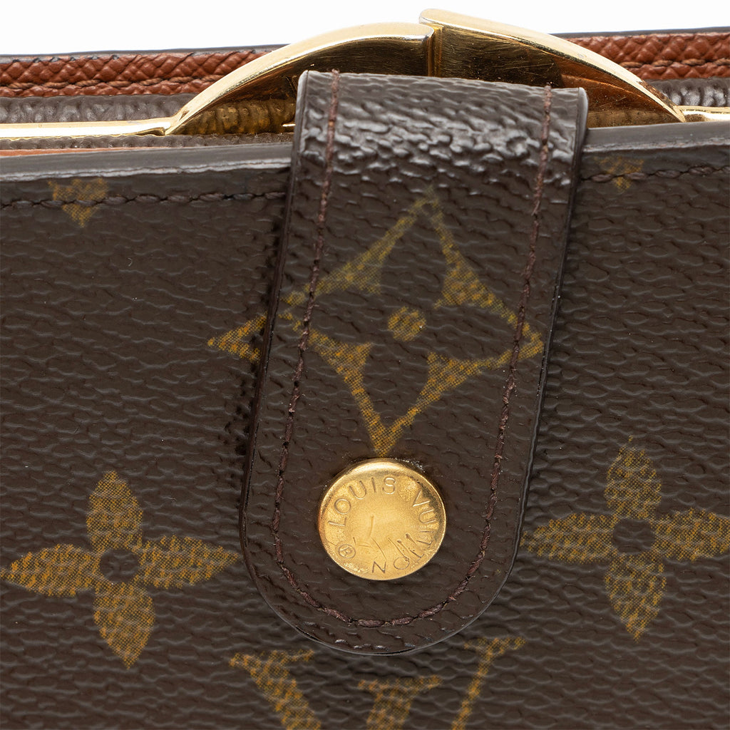 Louis Vuitton Vintage Monogram Canvas French Wallet