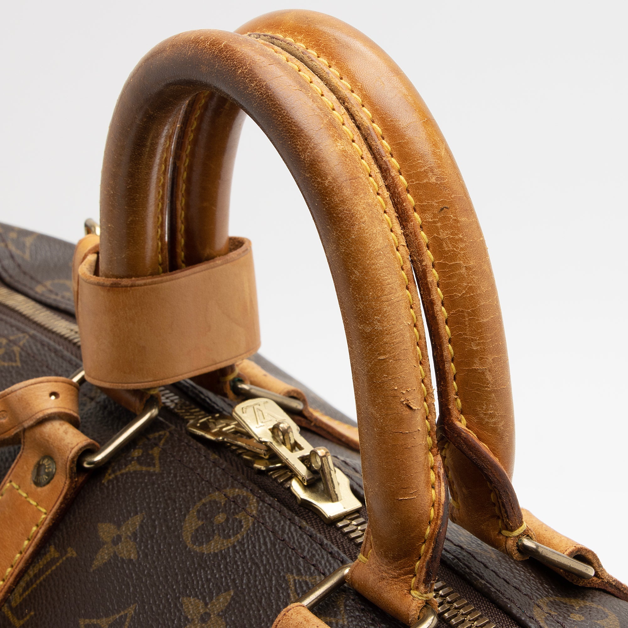 Louis Vuitton Vintage Monogram Canvas Keepall 45 Duffle Bag (SHF-23452)