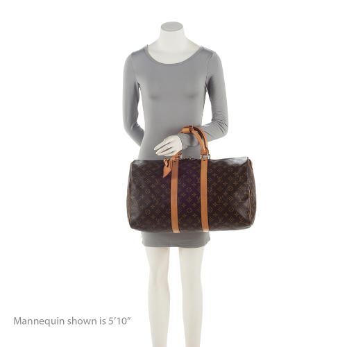 Louis Vuitton Vintage Monogram Canvas Keepall 45 Duffle Bag (SHF-23452)