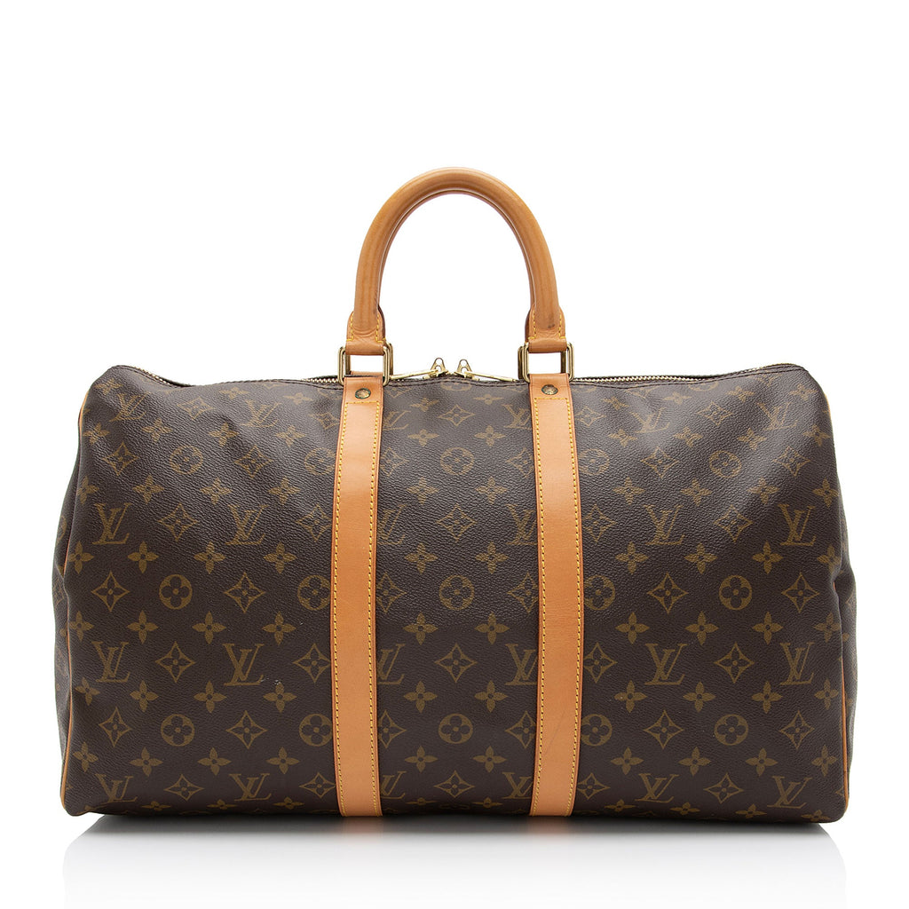 Louis Vuitton Vintage Monogram Canvas Keepall 45 Duffle Bag (SHF-xDEIn1)