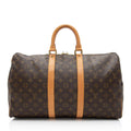 Louis Vuitton Vintage Monogram Canvas Keepall 45 Duffle Bag (SHF-xDEIn1)