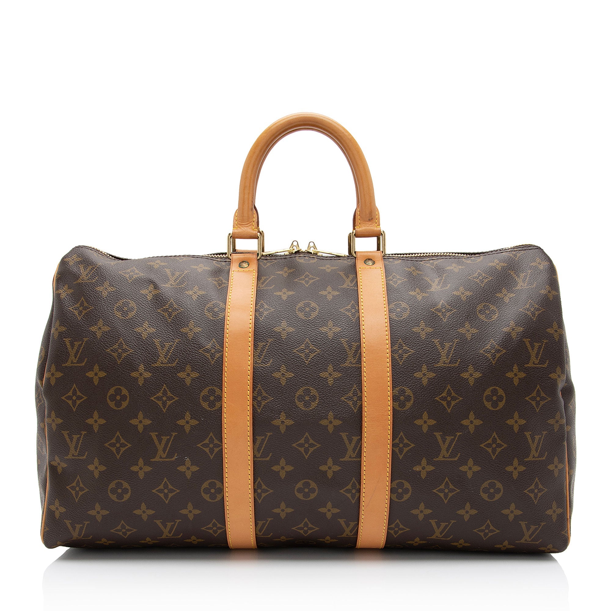Louis Vuitton Vintage Monogram Canvas Keepall 45 Duffle Bag (SHF-xDEIn1)