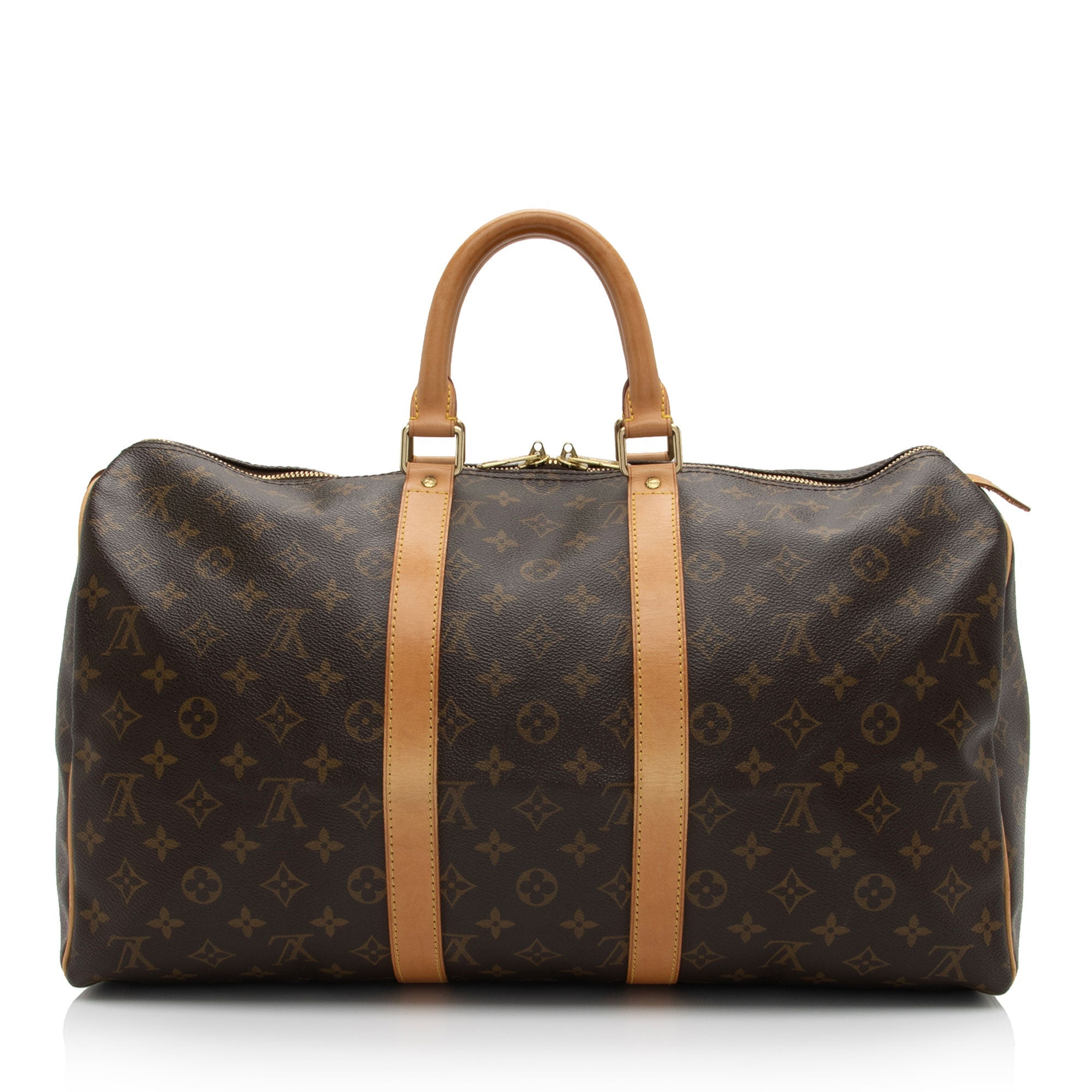 Louis Vuitton Vintage Monogram Canvas Keepall 45 Duffle Bag (SHF-yj7olY)