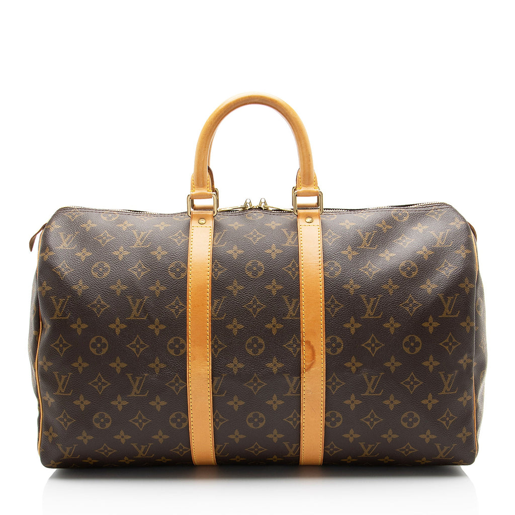 Louis Vuitton Vintage Monogram Canvas Keepall 45 Duffle