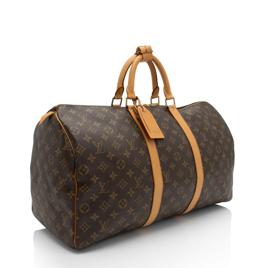 Louis Vuitton Vintage Monogram Canvas Keepall 50 Duffle Bag (SHF-pbdXBN)