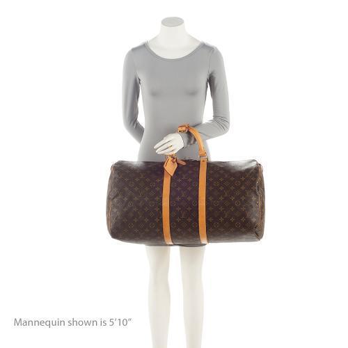 Louis Vuitton Vintage Monogram Canvas Keepall 55 Duffle Bag (SHF-s4h4Kj)