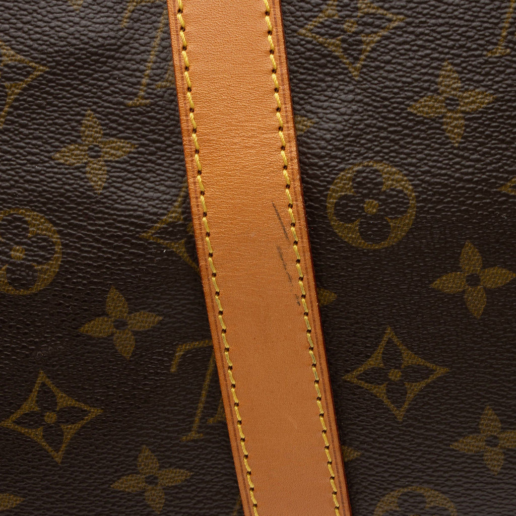 Louis Vuitton Vintage Monogram Canvas Keepall 55 Duffle Bag (SHF-xIA279)