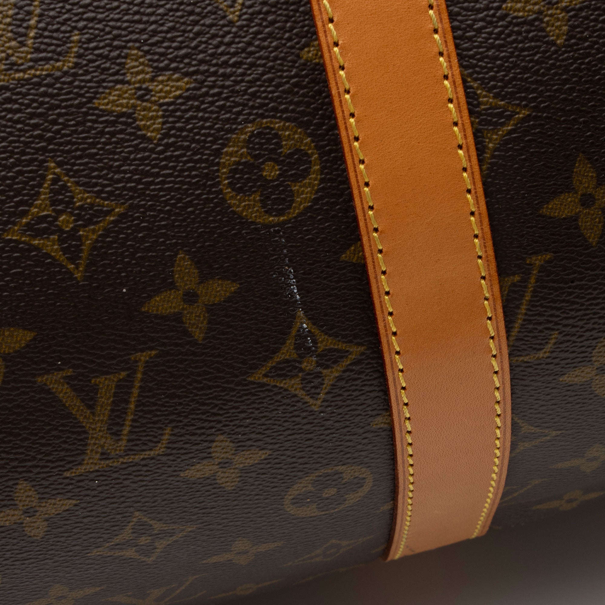 Louis Vuitton Vintage Monogram Canvas Keepall 55 Duffle Bag (SHF-xIA279)