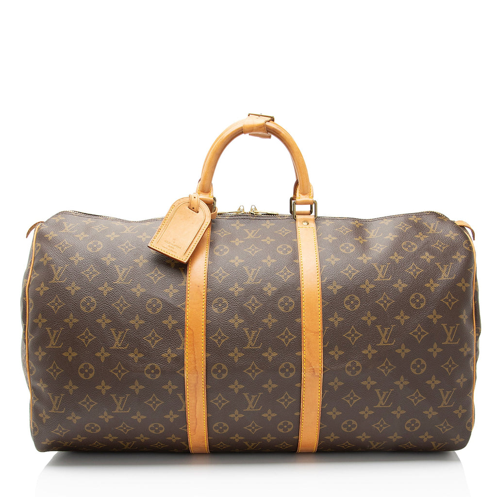 Louis Vuitton Vintage Monogram Canvas Keepall 55 Duffle
