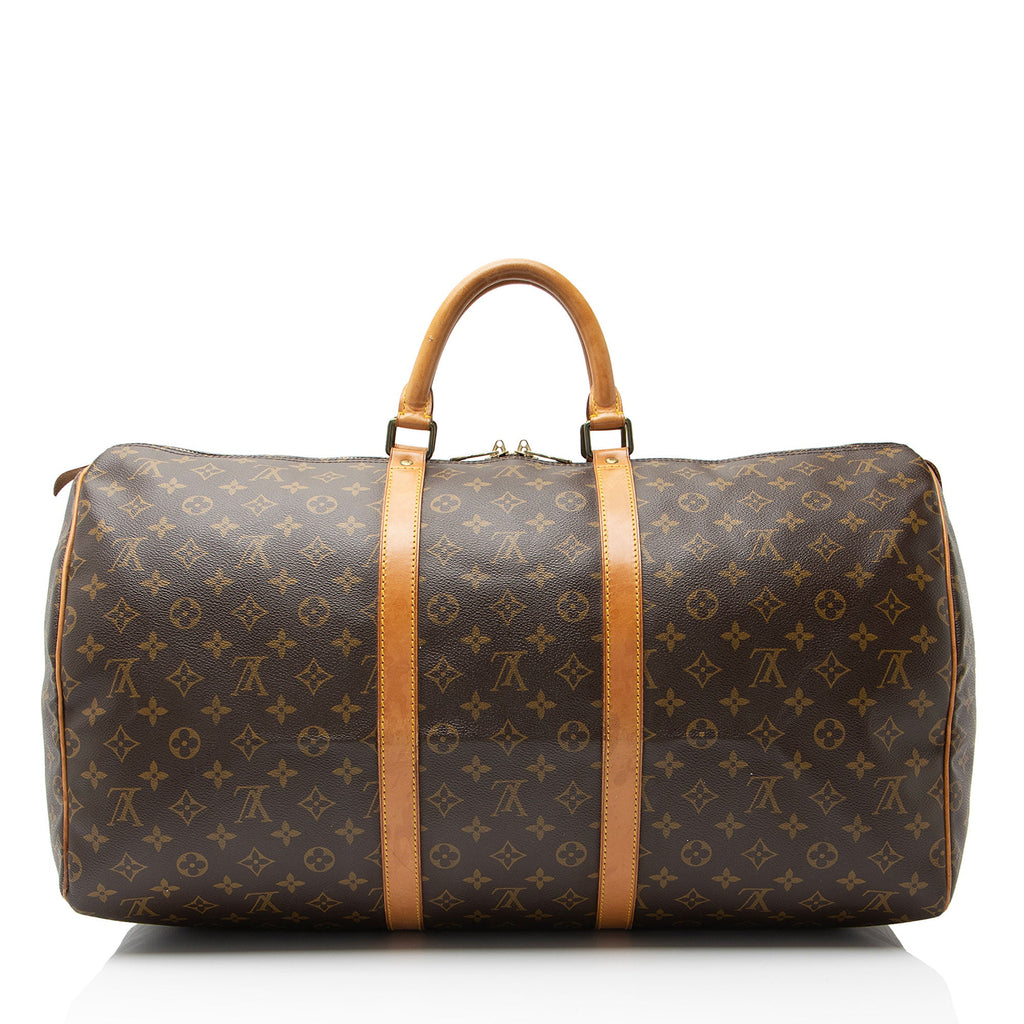 Louis Vuitton Vintage Monogram Canvas Keepall 55 Duffle