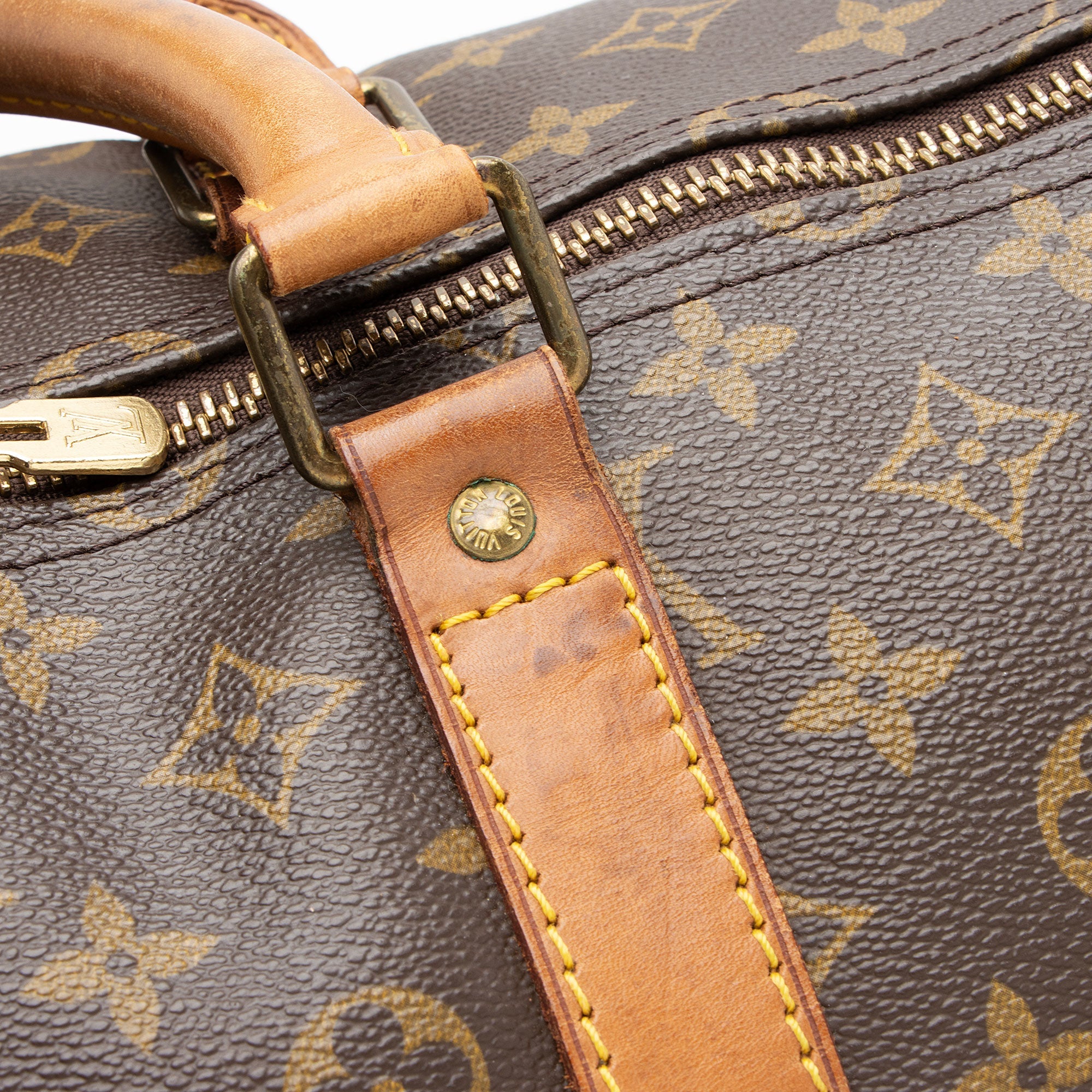 Louis Vuitton Vintage Monogram Canvas Keepall 55 Duffle