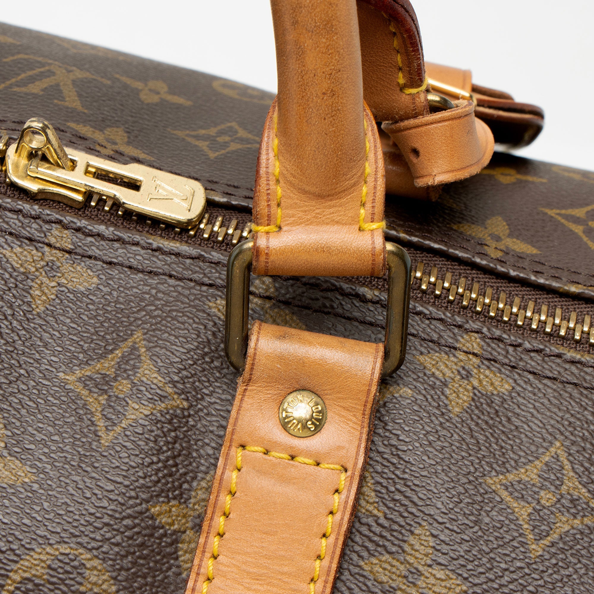 Louis Vuitton Vintage Monogram Canvas Keepall 60 Duffle