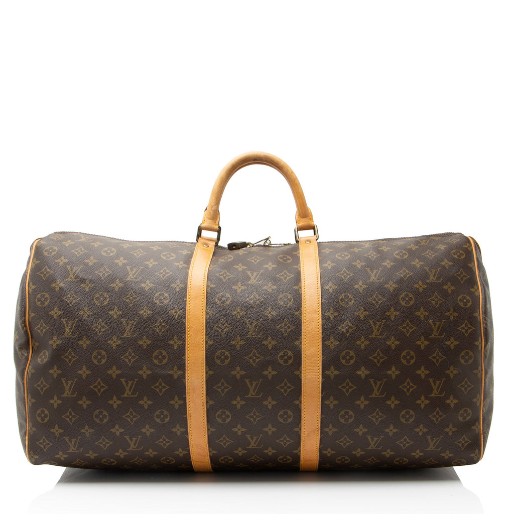 Louis Vuitton Vintage Monogram Canvas Keepall 60 Duffle