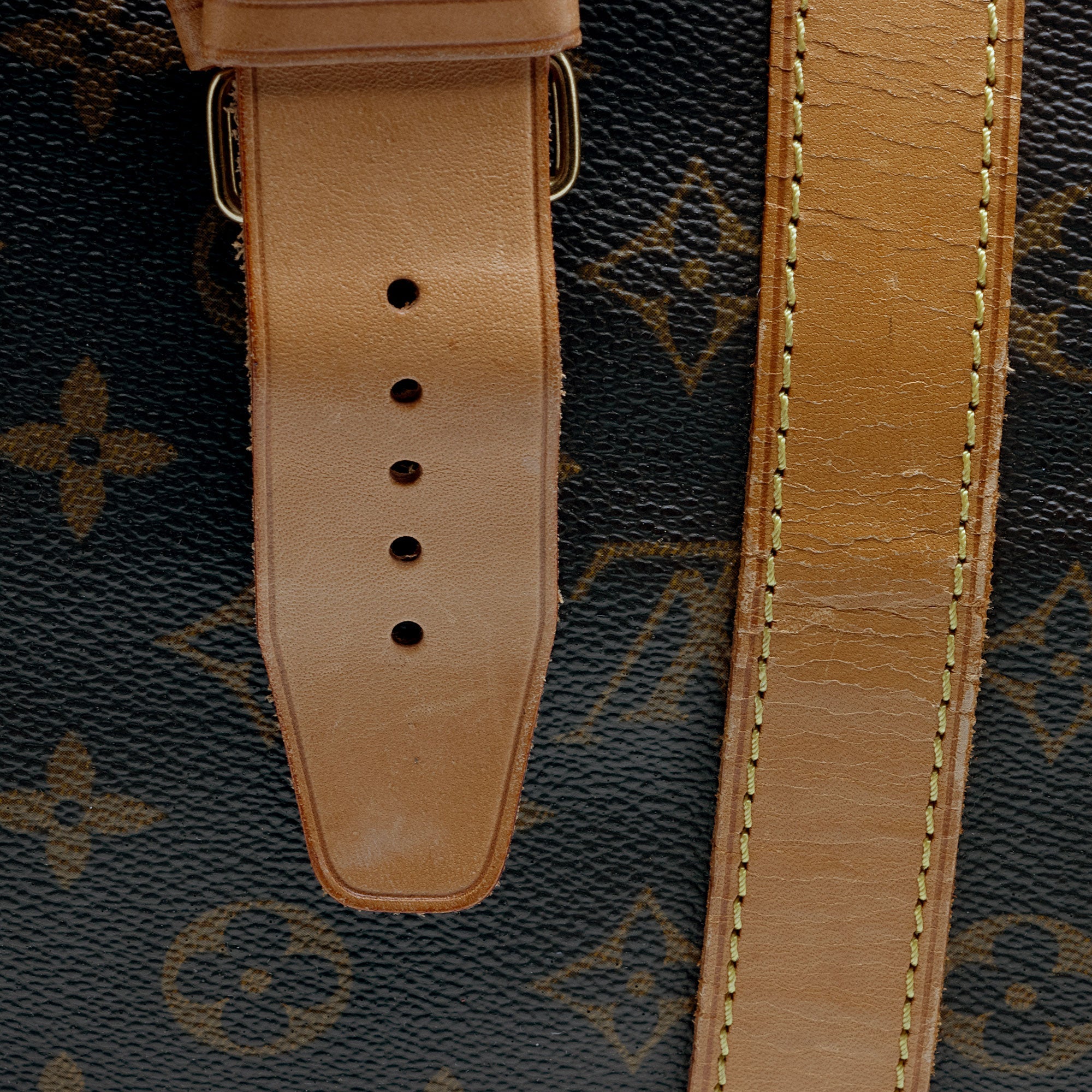 Louis Vuitton Vintage Monogram Canvas Keepall Bandouliere 45 Duffle Bag (SHF-eLIEgI)