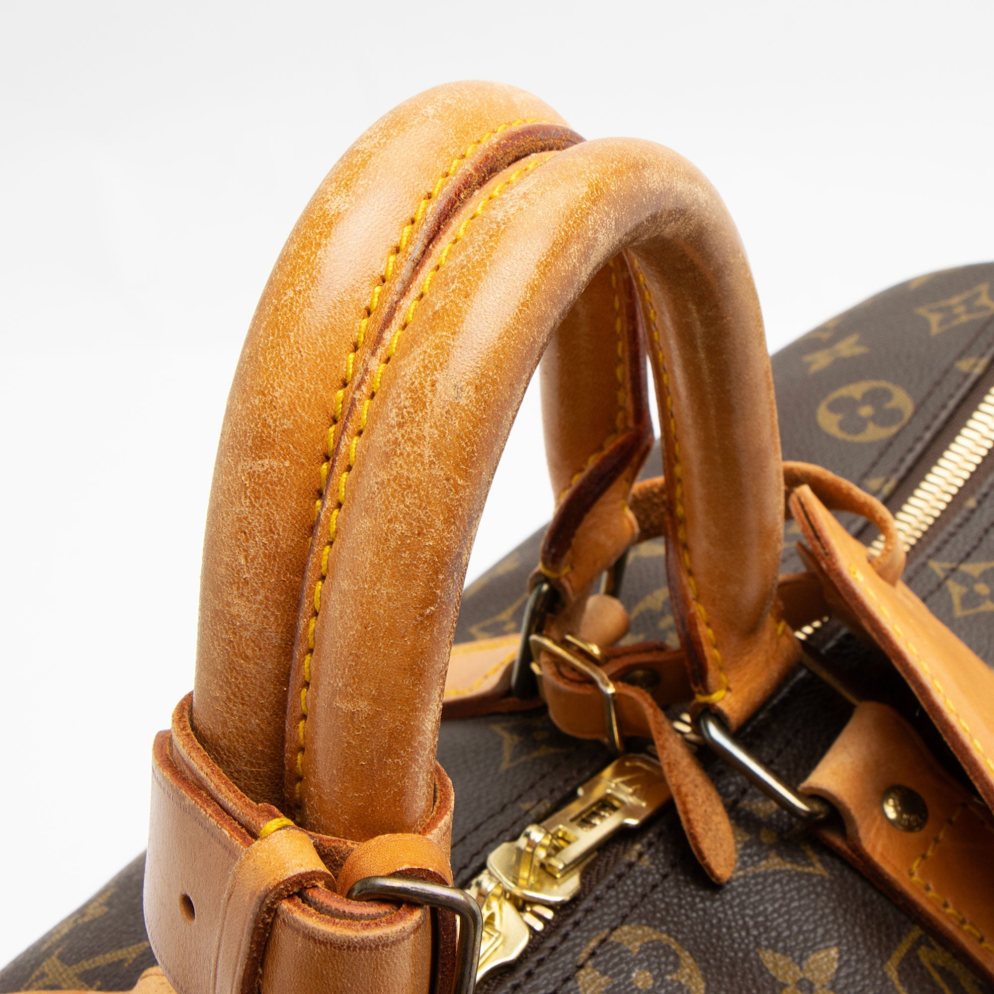 Louis Vuitton Vintage Monogram Canvas Keepall Bandouliere 45 Duffle