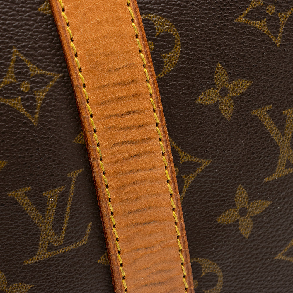 Louis Vuitton Vintage Monogram Canvas Keepall Bandouliere 50 Duffle Bag (SHF-20813)