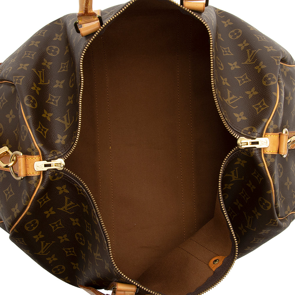Louis Vuitton Vintage Monogram Canvas Keepall Bandouliere 50 Duffle Bag (SHF-20813)