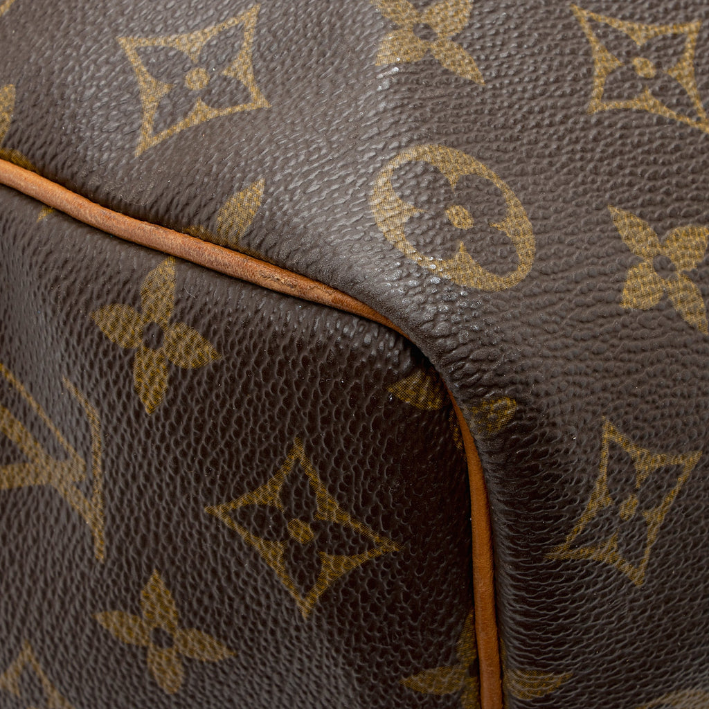 Louis Vuitton Vintage Monogram Canvas Keepall Bandouliere 50 Duffel Bag (SHF-22254)