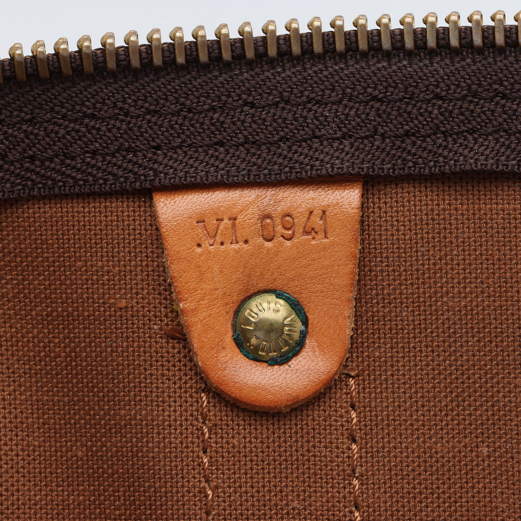 Louis Vuitton Vintage Monogram Canvas Keepall Bandouliere 50 Duffle Bag (SHF-vjjT94)