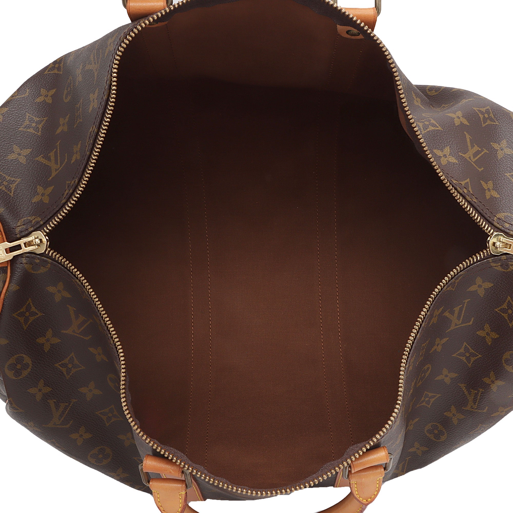 Louis Vuitton Vintage Monogram Canvas Keepall Bandouliere 50 Duffle Bag (SHF-vjjT94)