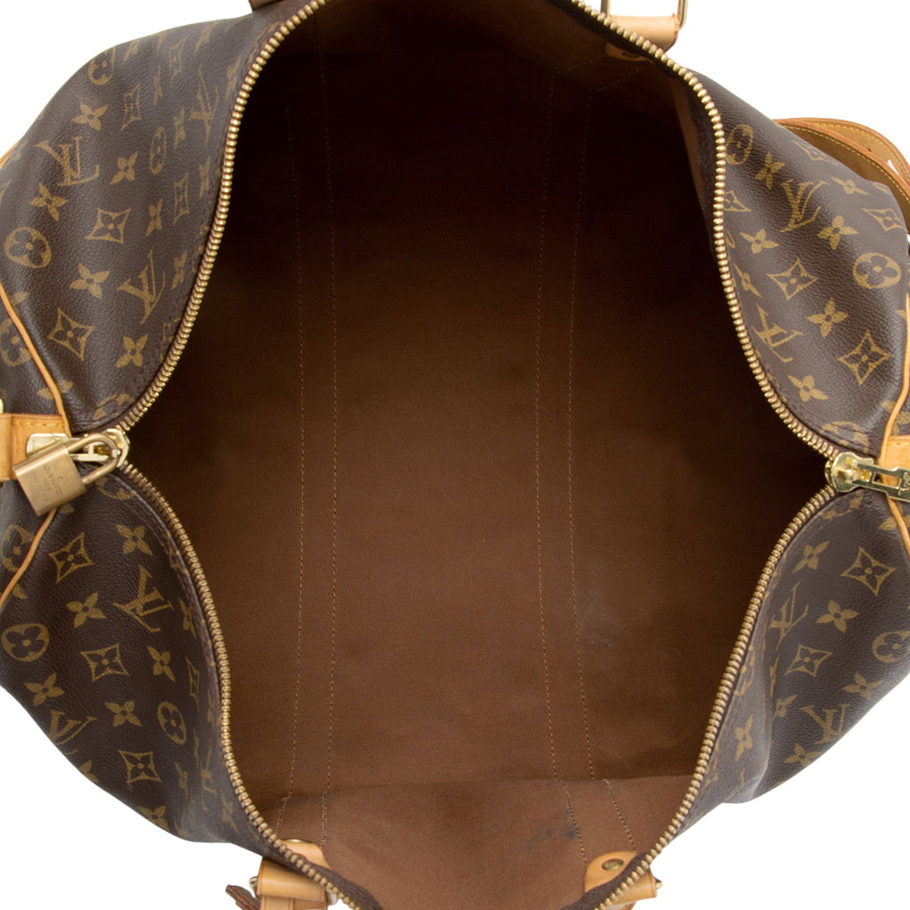 Louis Vuitton Vintage Monogram Canvas Keepall Bandouliere 50 Duffle Bag (SHF-rd0wWP)