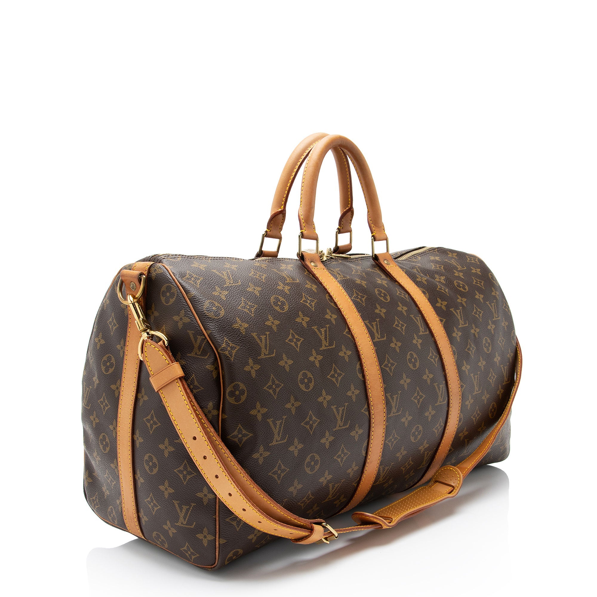 Louis Vuitton Vintage Monogram Canvas Keepall Bandouliere 50 Duffle