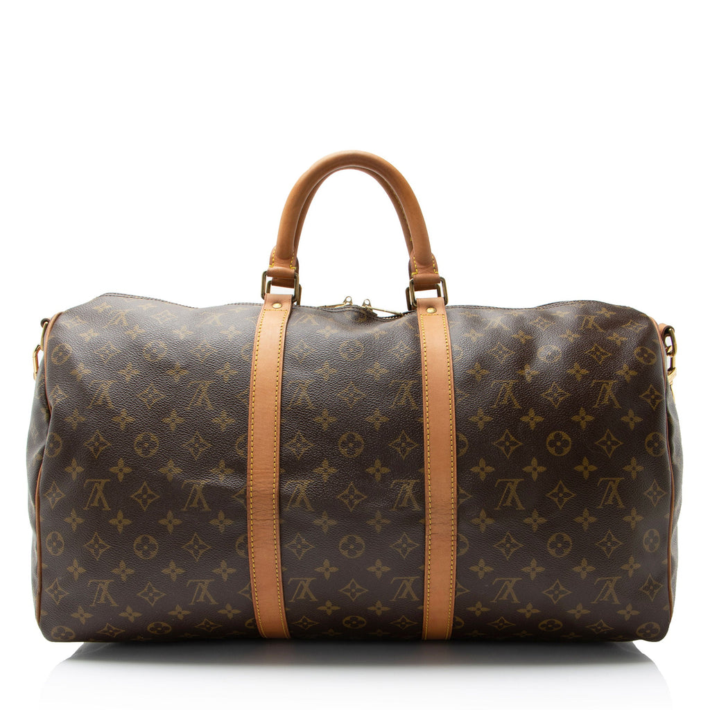 Louis Vuitton Vintage Monogram Canvas Keepall Bandouliere 50 Duffle