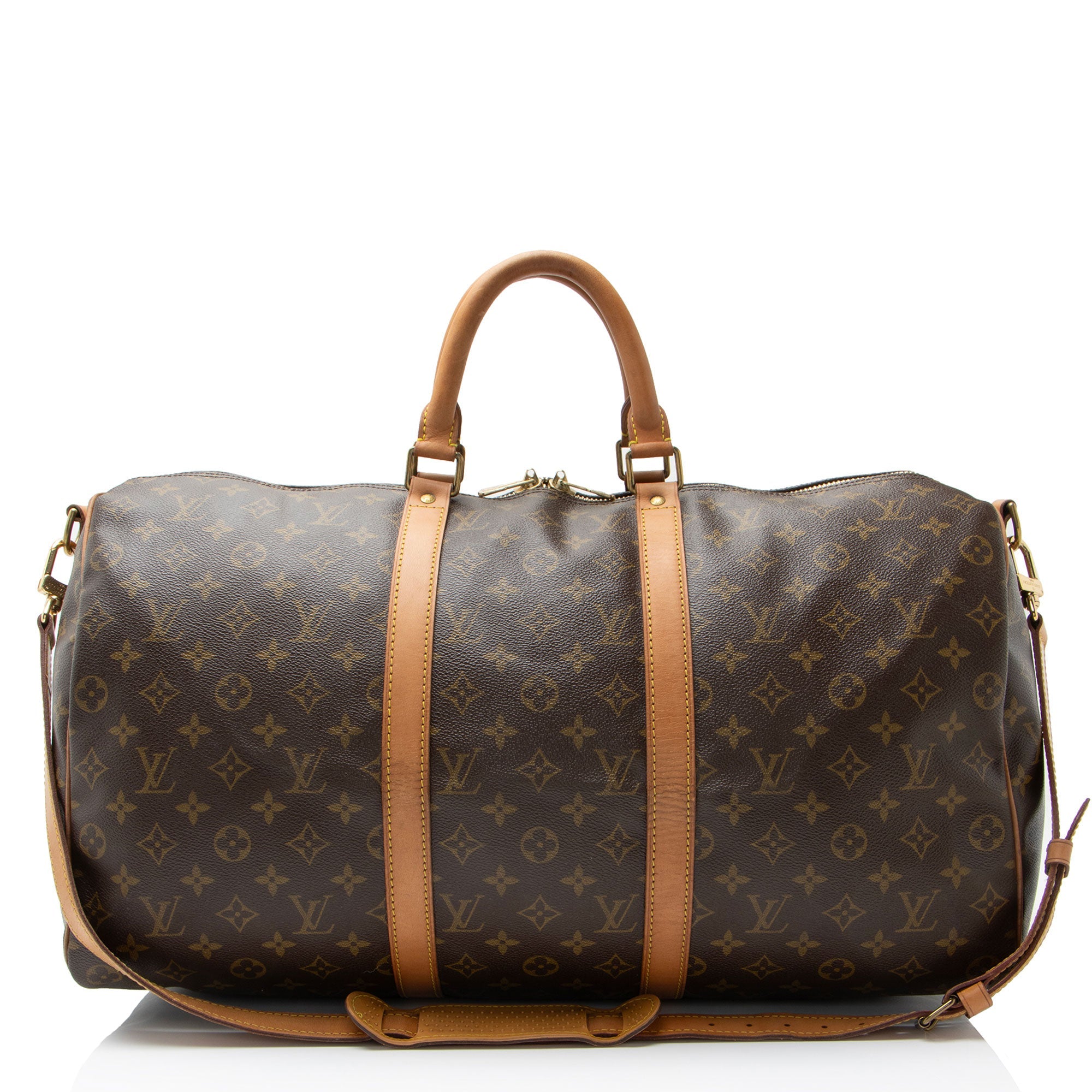 Louis Vuitton Vintage Monogram Canvas Keepall Bandouliere 50 Duffle