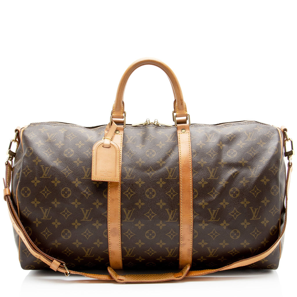 Louis Vuitton Vintage Monogram Canvas Keepall Bandouliere 50 Duffle
