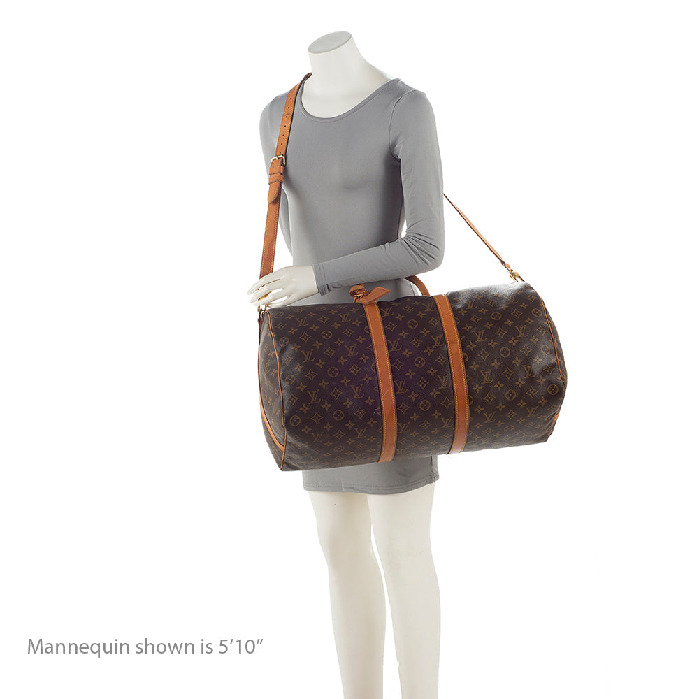 Louis Vuitton Vintage Monogram Canvas Keepall Bandouliere 50 Duffle