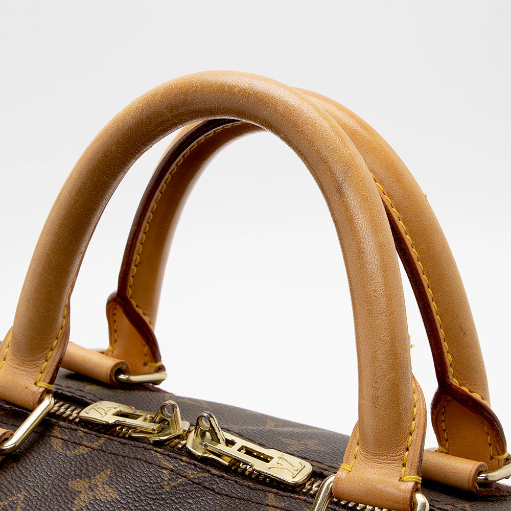 Louis Vuitton Vintage Monogram Canvas Keepall Bandouliere 55 Duffel Bag (SHF-16864)