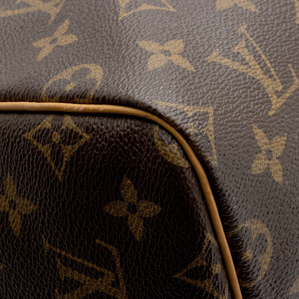 Louis Vuitton Vintage Monogram Canvas Keepall Bandouliere 55 Duffle Bag (SHF-g634Q4)